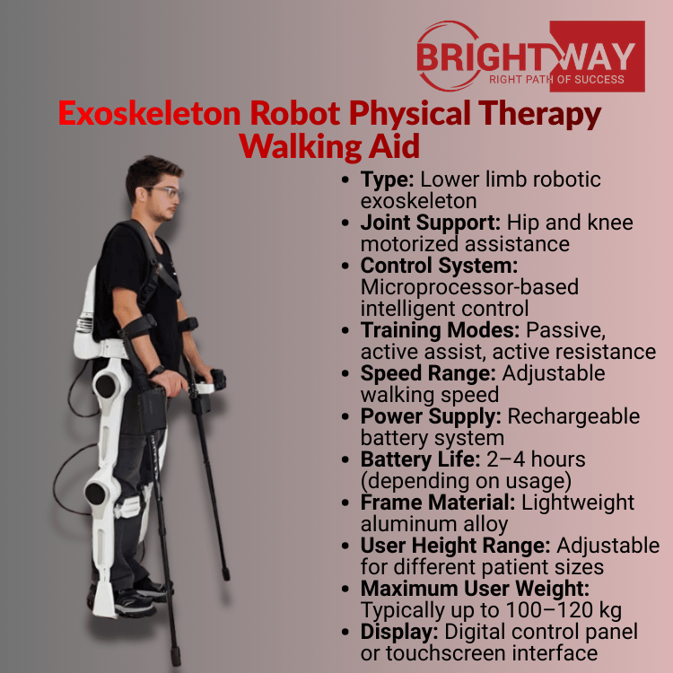Exoskeleton Robot Physical Therapy Walking Aid in Pakistan – BRIGHT WAY ...