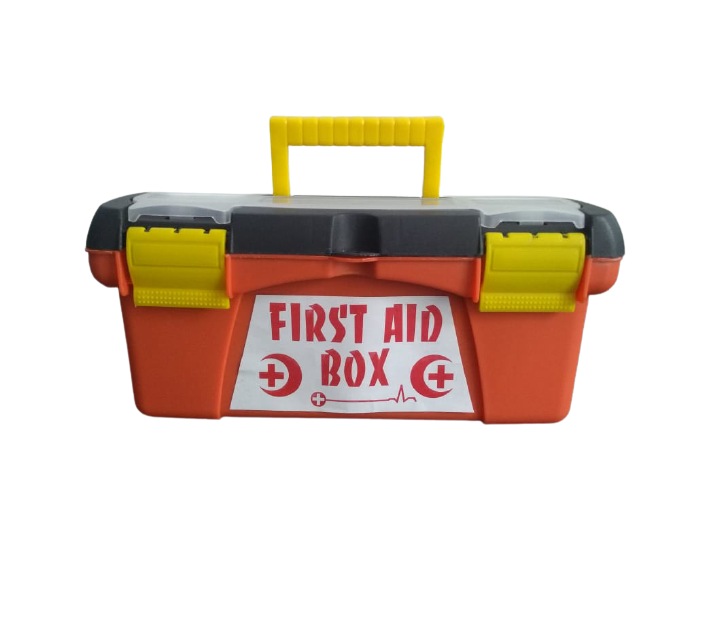 Medical First Aid Box - Emergency 1st Aid Box in Pakistan - Best Quality First Aid Box 12.5 Inch - Without Accessories (Empty)
