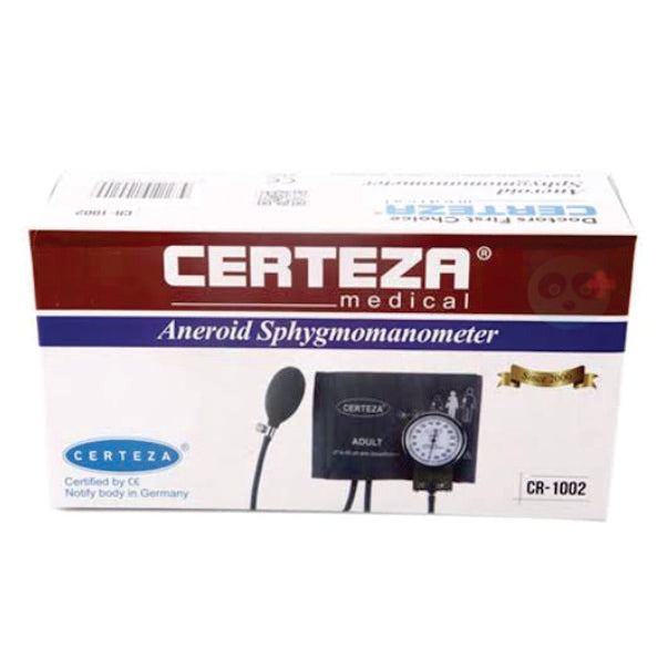 Certeza CR 1002 – Standard Aneroid Sphygmomanometer - Certeza Manual BP Apparatus - BP Machine - Manual BP Monitor