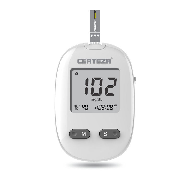 Certeza GL 100 Blood Glucose Monitor With 10 Strips Certeza