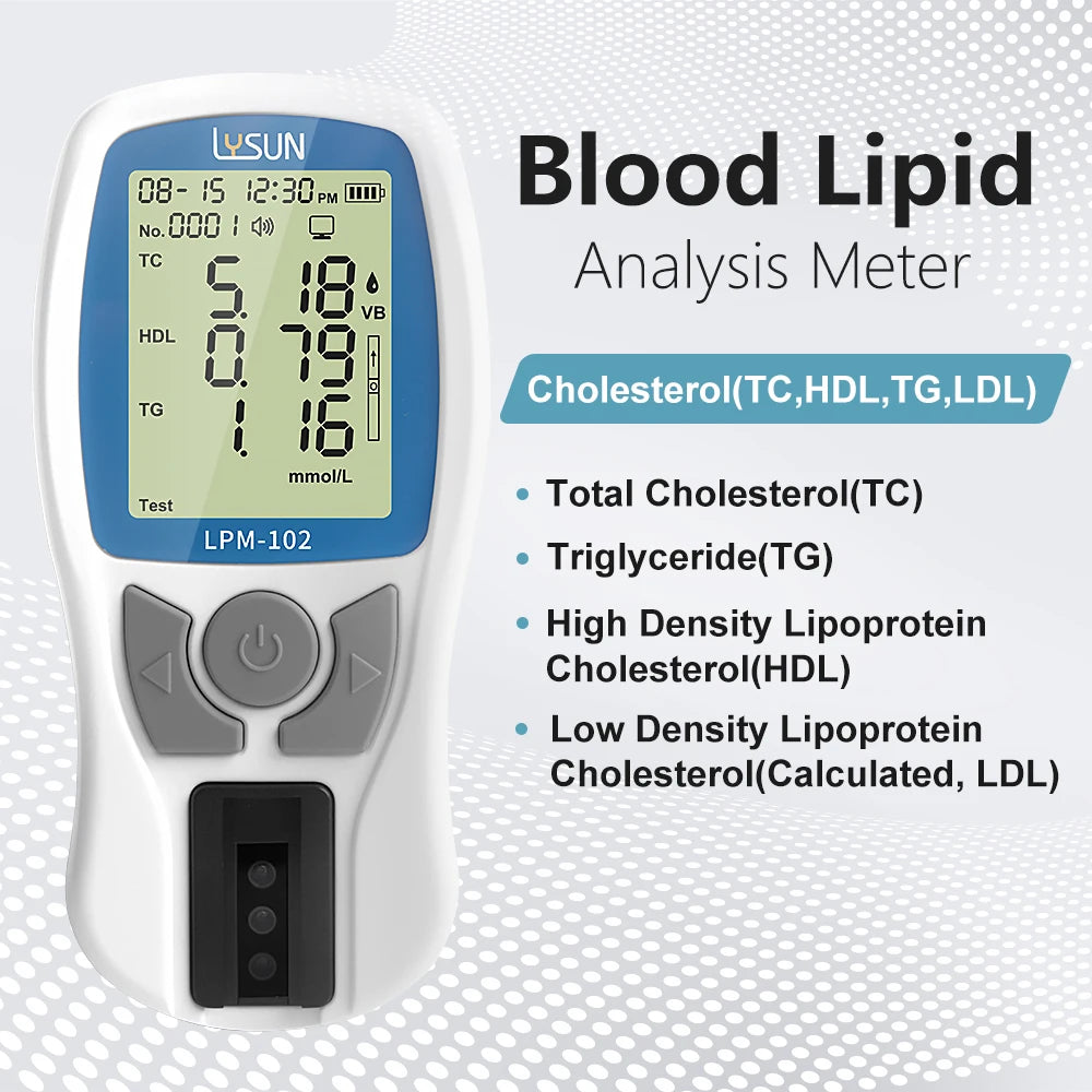 5 in 1 Medical Lipid Blood - Total Cholesterol (TC)- Triglyceride (TG), High Density Lipoprotein (HDL) and Calculated LDL - LDL/HDL - 5 in 1 Medical Lipid Blood Price in Pakistan