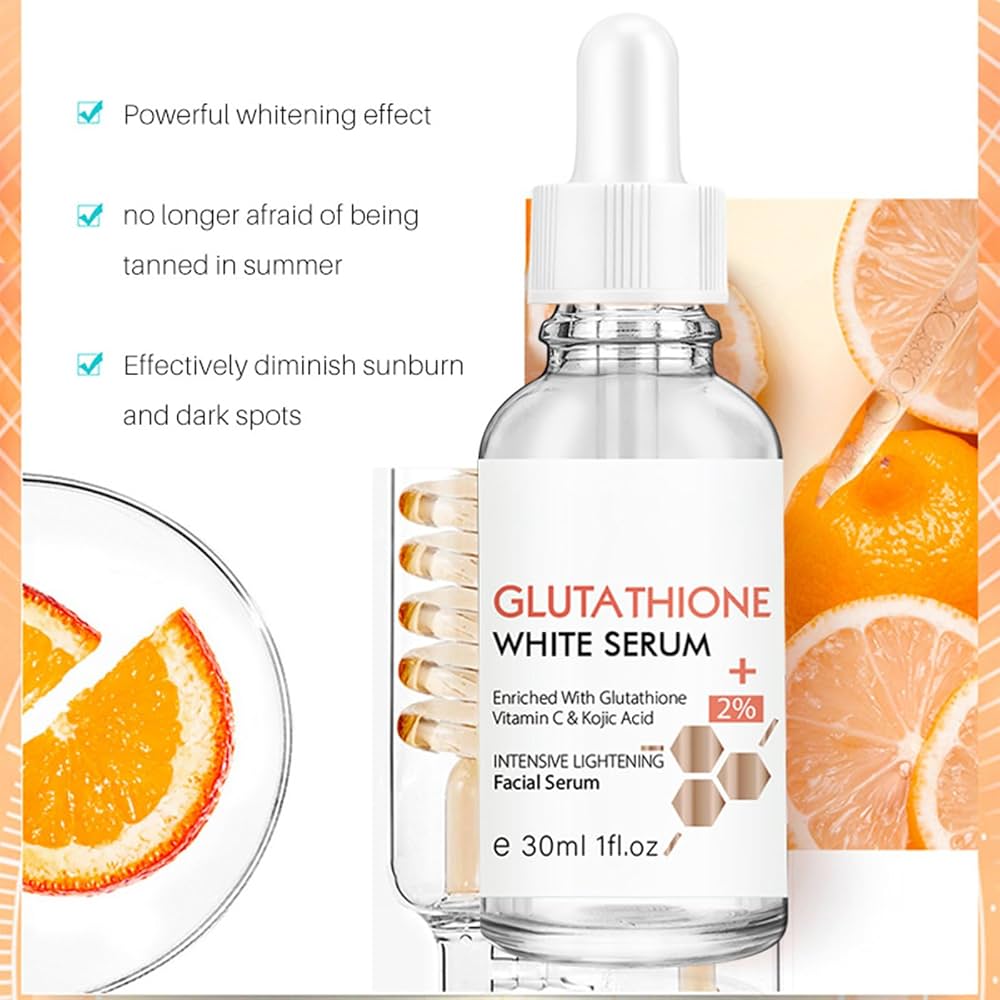 30ml Glutathione Face Serum Vitamin - C Kojic Acid Whitening Brighten Hydrating Nourishing Reduce Fine Lines Moisturizing - 30ml Glutathione Face ... 30ml Glutathione Face Serum Vitamin - C Kojic Acid Whitening Brighten Hydrating Nourishing Reduce Fine Lines Moisturizing - 30ml Glutathione Face ...