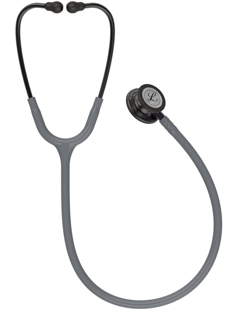 3M™ Littmann® Classic III™ Stethoscope - 5873 -  Smoke Gray Tube Black Finish Chestpiece 5873 - 3M Littmann Smoke Grey Black Edition Stethoscope - Littmann Classic-III Stethoscopes in Pakistan