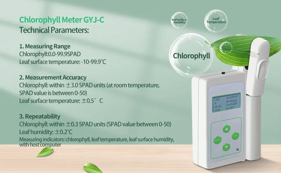 Handheld Portable Plant Chlorophyll Tester Analyzer TYS-B - Chlorophyll Tester Price in Pakistan