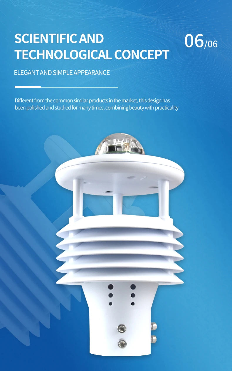 Weather Sensor 7-element All-in-one - Compact Outdoor Station for Moni ...