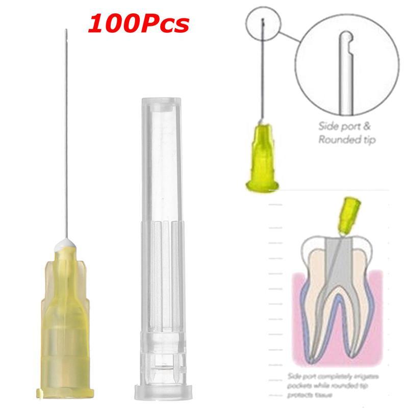 Dental Anaesthesia Needle - Sterile Syringe Endo Irrigation Tip Needle - Universal Fitting Root Canal End-Closed Side Hole Conveyer - Dental Anaesthesia Needle Sterile - Price in Pakistan