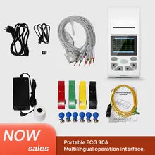 CONTEC ECG90A Digital 12 channel ECG/EKG Machine Electrocardiograph USB- Contec ECG 90A 12 Channel ECG Machine-CONTEC ECG Machines price In Pakistan
