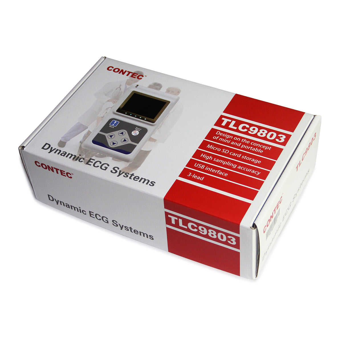 CONTEC NEW ECG Holter 3 Channel 24H Recorder Analyzer TLC9803- Contec ...