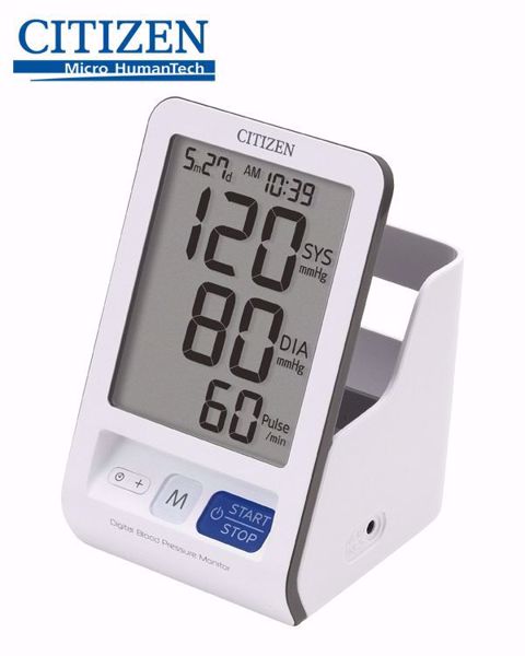 Citizen CH 456 - Digital Blood Pressure Monitor - Citizen BP Apparatus - Upper Arm Blood Pressure Machine (White)