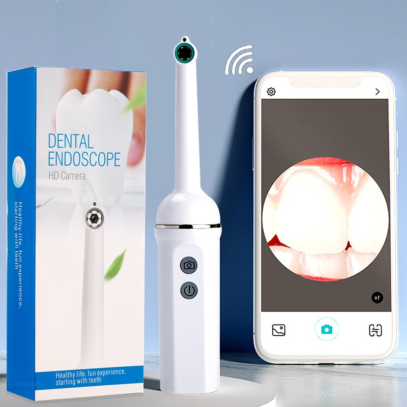 WiFi Oral Dental Endoscope 6 LED Lights Snake Camera HD Video for iOS Android Handheld Teeth Inspection Endoscope