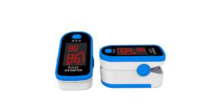 Carevas Blood Oxygen Monitor Finger Pulse OximeterPortable Blood Oxygen Monitor / Oxygen Saturation Monitor Blood Glucose Test Meter-Finger Pulse Oximeter