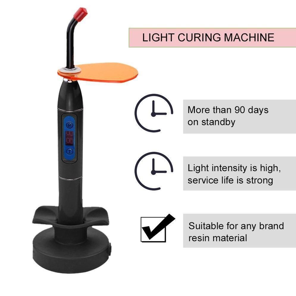 Dental Universal LED Curing Light Wireless Charging Dock Long Standby Time