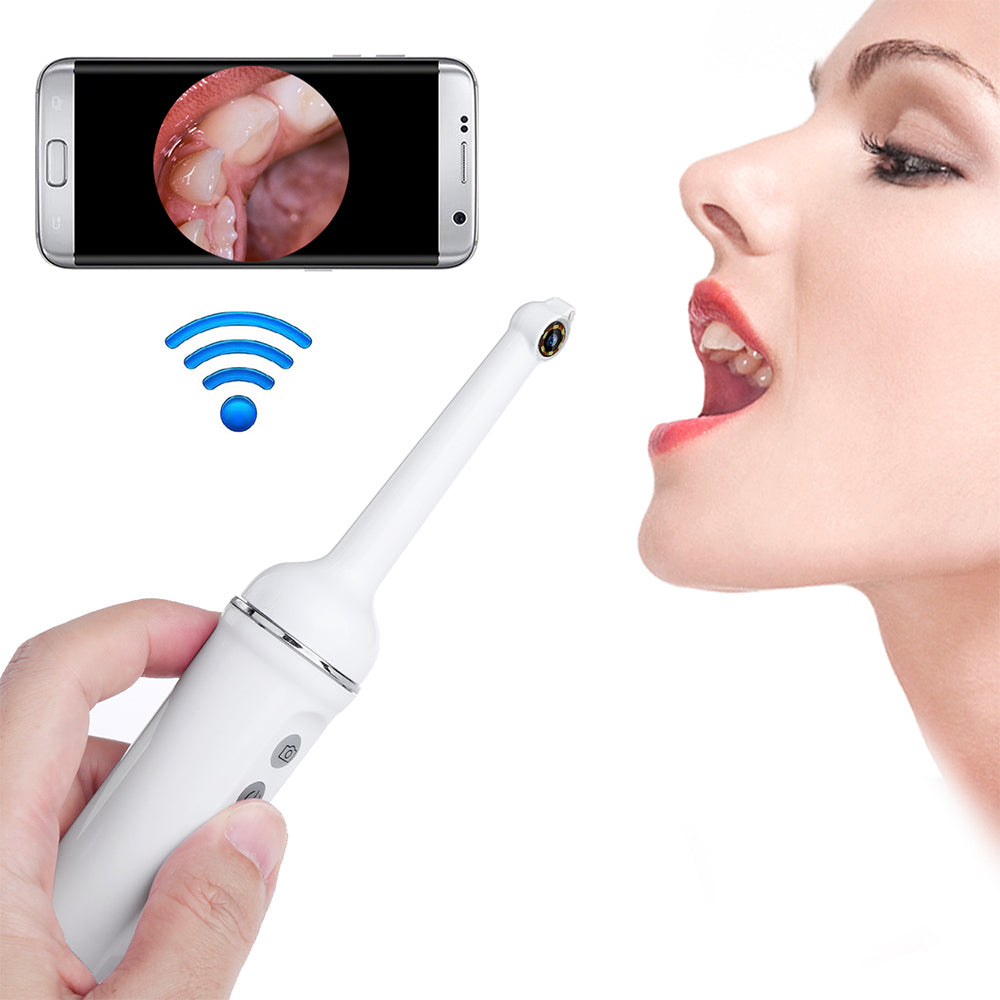 WiFi Oral Dental Endoscope 6 LED Lights Snake Camera HD Video for iOS Android Handheld Teeth Inspection Endoscope
