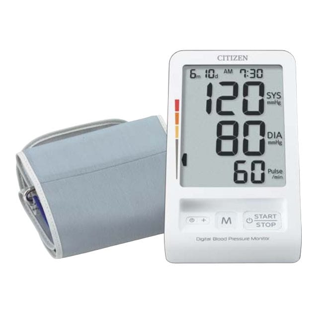 Citizen CH 456 - Digital Blood Pressure Monitor - Citizen BP Apparatus - Upper Arm Blood Pressure Machine (White)