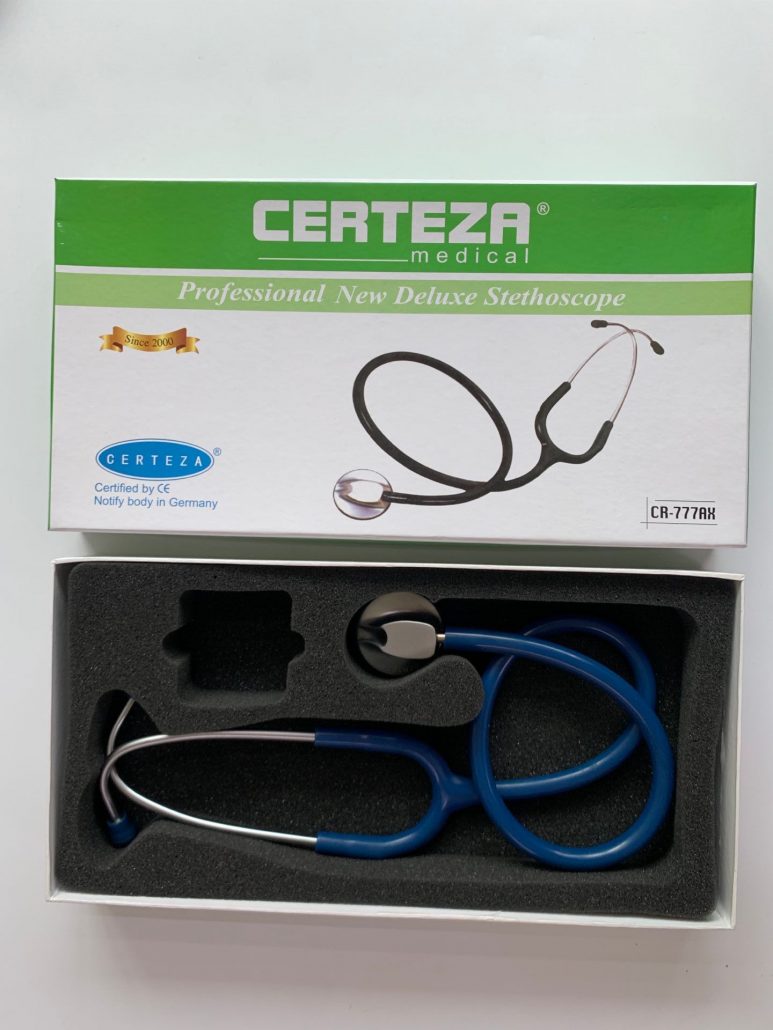 Certeza CR 777AX - Professional Inner Spring Single Head Stethoscope - Inner Spring Deluxe Series Stethoscope