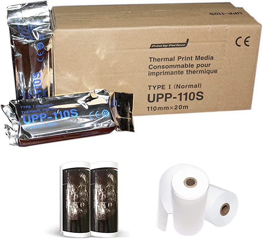 THERMAL PRINT MEDIA - ULTRASOUND PRINTING ROLL (SONY) - UPP-110S 110MM X 20 TYPE I (NORMAL) - Sony Thermal Paper UPP 110S, Sony Ultrasound roll price in Pakistan - Ultrasound Thermal Paper Roll UPP-110S Sony Type 1 110mm X 20m
