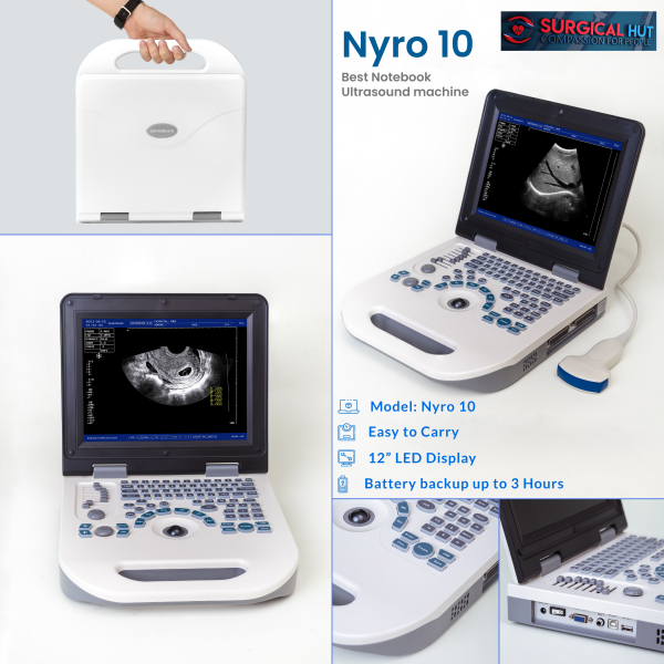 NYRO 10 Portable Ultrasound Machine – Novadex Nyro 10 – Novadex Nyro 10 - Laptop Type Battery Operated Ultrasound Machine - Ultrasound Machine Prices in Pakistan